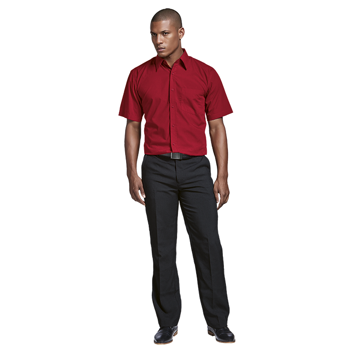 Barron Basic Poly Cotton Lounge Short Sleeve Mens
