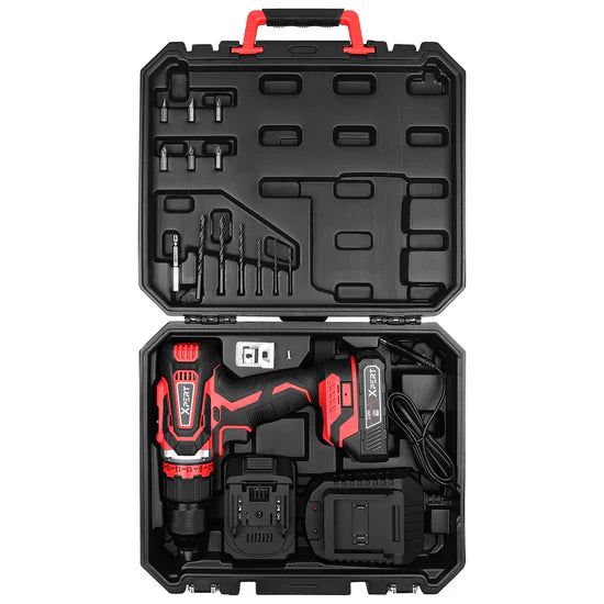 Pinnacle Cordless Drill 20V 40 N.m Electric Power Set Tool with Battery and Charger