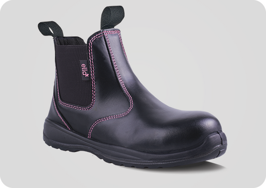 Ella Daisy Ladies Slip-On Chelsea Safety Boot