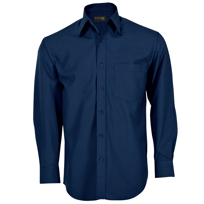 Barron Basic Poly Cotton Lounge Long Sleeve Mens