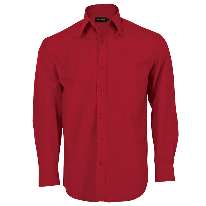 Barron Basic Poly Cotton Lounge Long Sleeve Mens