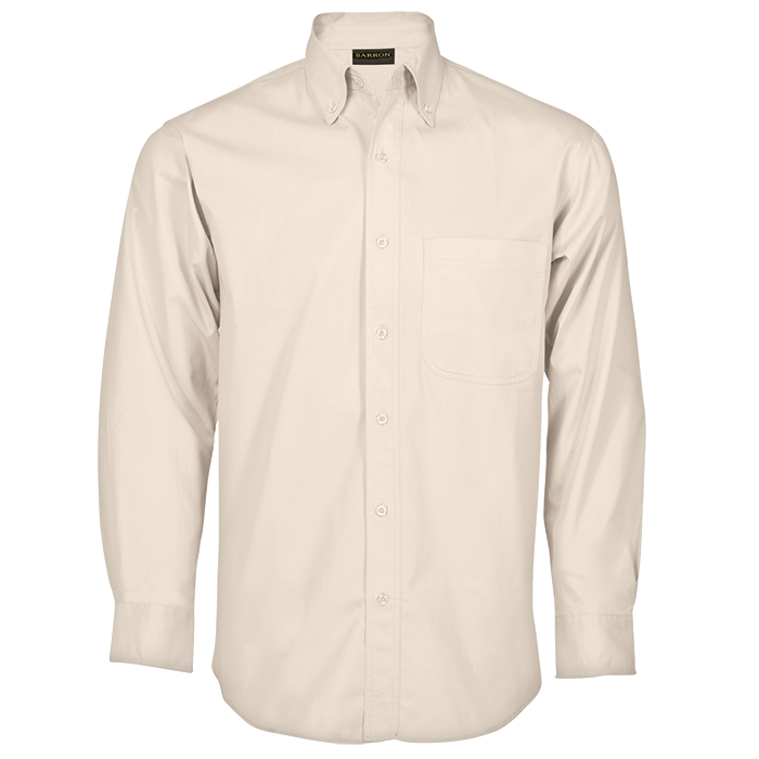Barron Brushed Cotton Twill Lounge Long Sleeve Mens