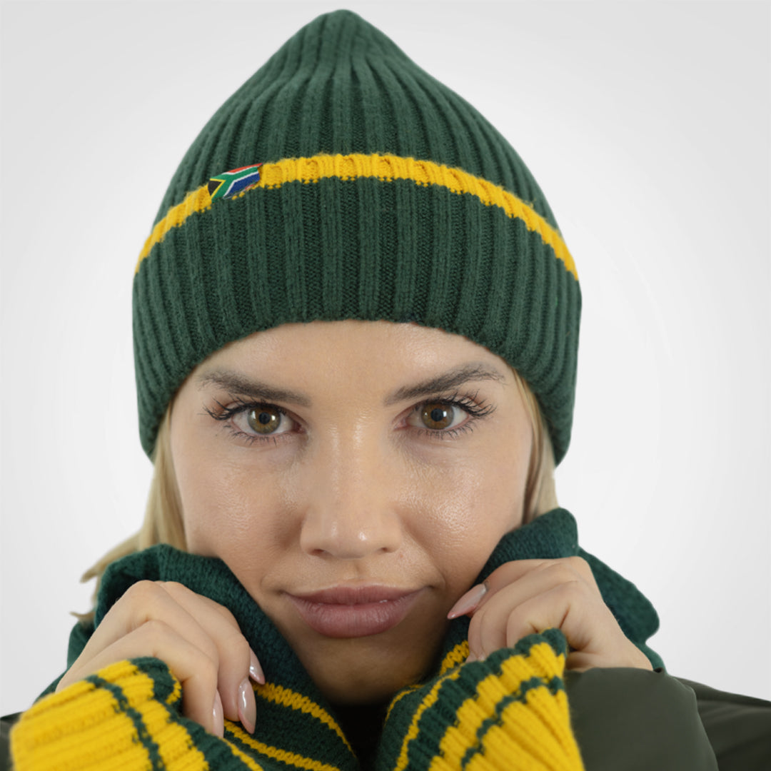 FWRD Nation Beanie – Yellow Gold Trim