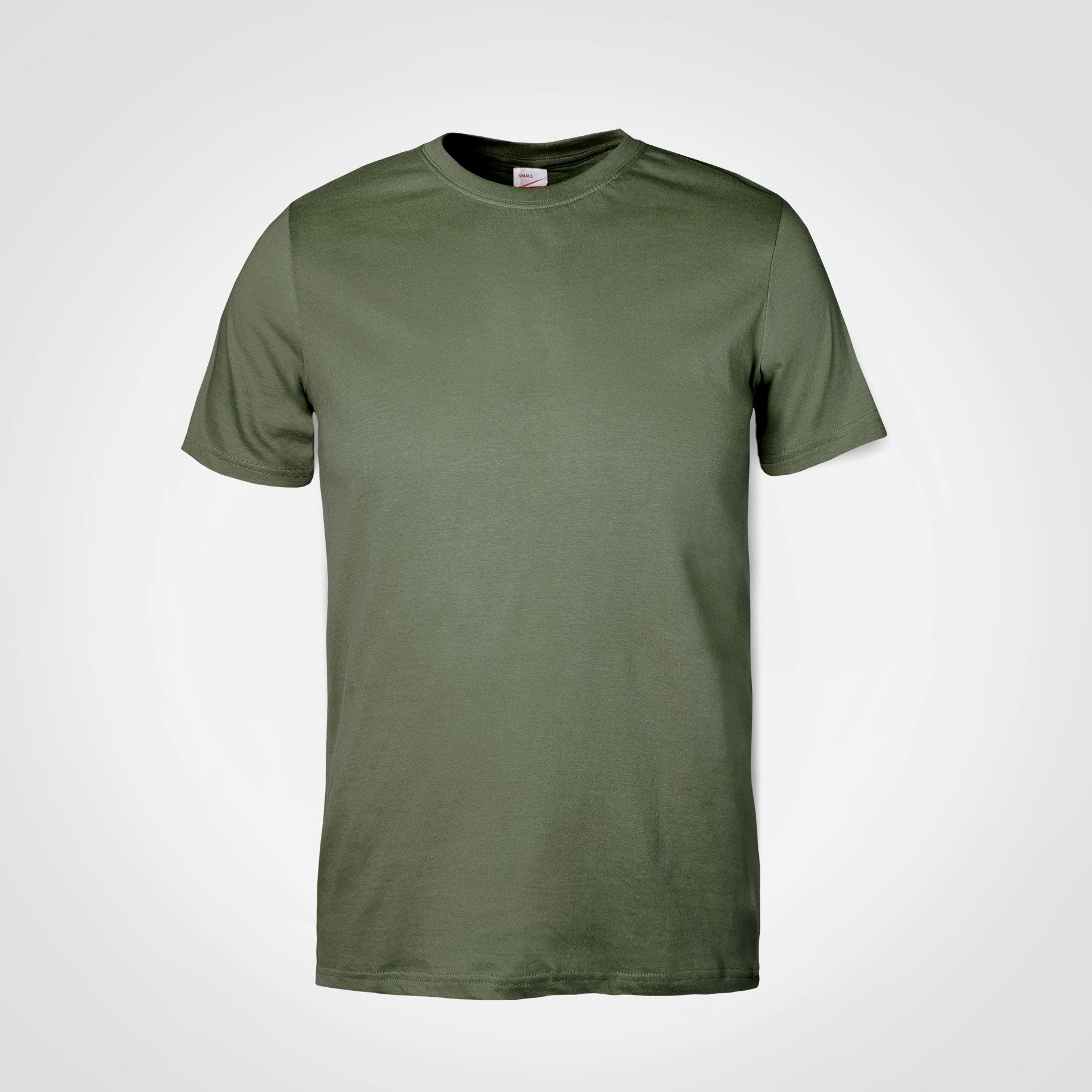 FWRD promo T-shirt in olive green, crew neck short sleeves