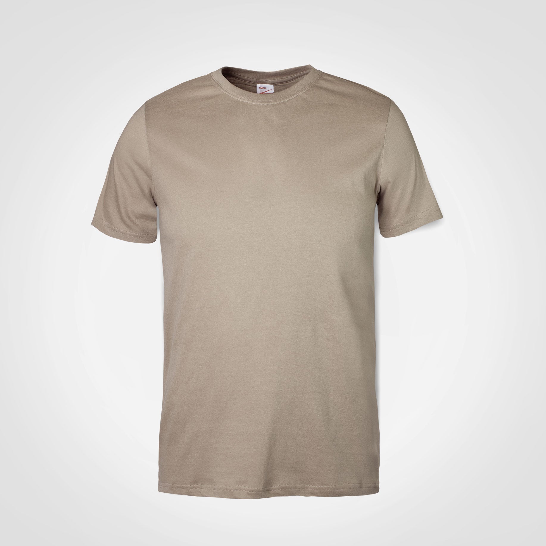 FWRD promo T-shirt in tan, crew neck short sleeves
