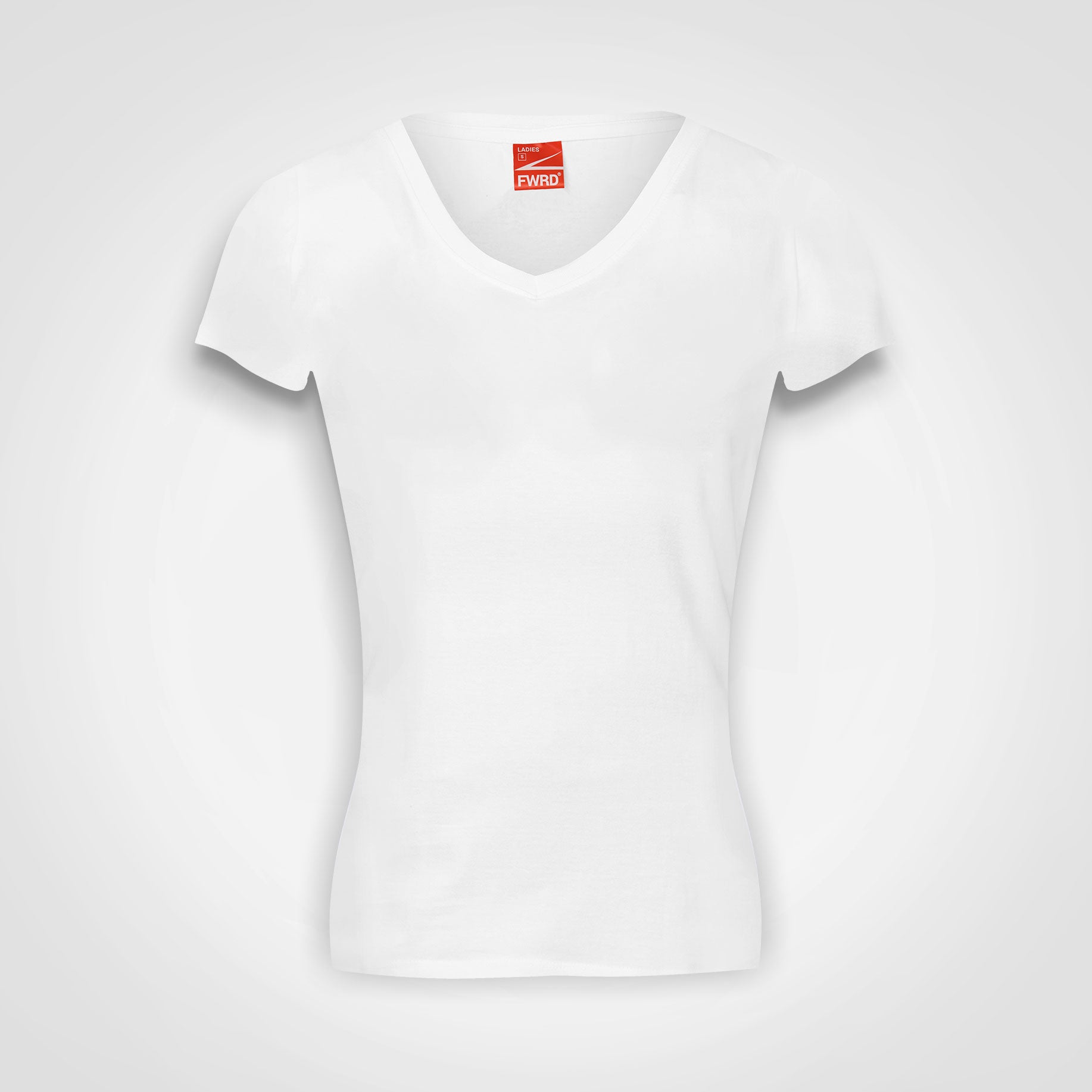 FWRD Ladies Fitted V-Neck T-Shirt